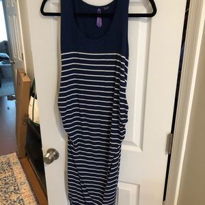 Seraphine maternity dress - striped tank dress